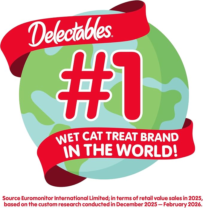 Delectables Bisque Lickable Wet Cat Treats - Tuna & Chicken, 1.4 oz (Pack of 12)