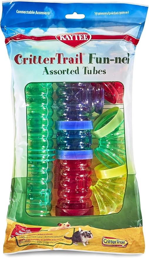 Kaytee Crittertrail Fun-Nels Assorted Tubes 8pk