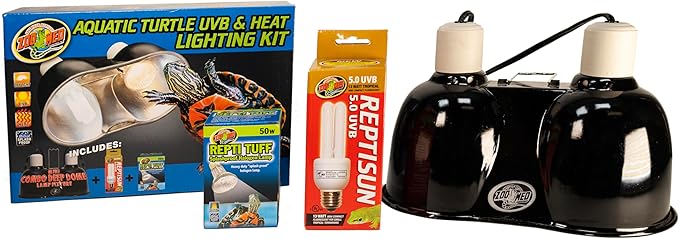Zoo Med Aquatic Turtle UVB & Heat Lighting Kit