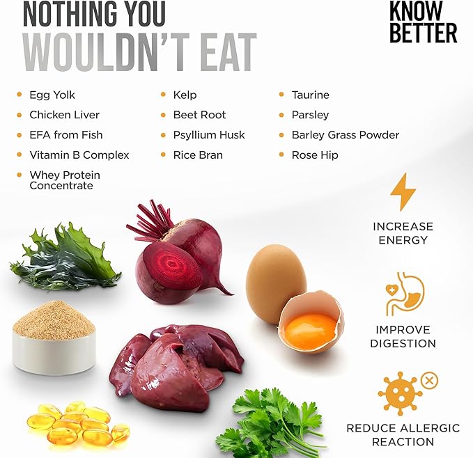 Know Better Chicken Recipe Homemade Dog Food Premix - Complete Raw or Homemade Meal Mix for Small Breeds - Puppies & Adults - Easy-to-Prepare Balanced Nutrition - Pet Food Supplies - 4.8 Oz