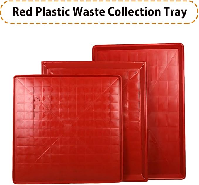 2pcs Replacement Tray for Dog Crate Pans Plastic Bottom for Pet Cages Crates Kennels Dogs Cat Rabbit Ferret Critter red 70 * 80cm