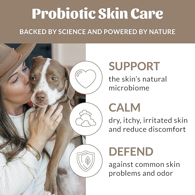 Skout's Honor Probiotic Pet Shampoo & Conditioner with Avocado Oil & Omega-3s, 97% Natural, Paraben & Sulfate-Free, Cruelty-Free, 16oz, Dog of The Woods, 2-Pack