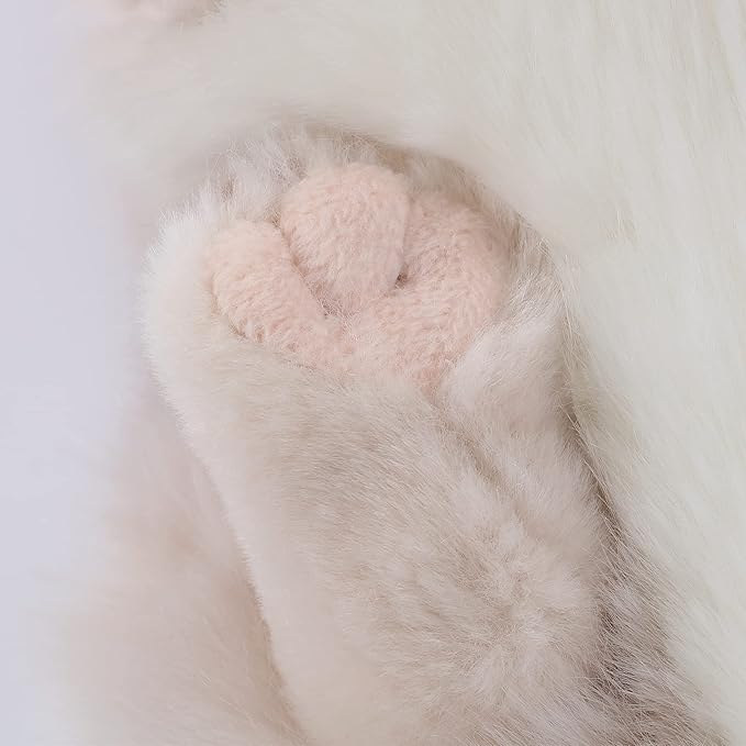 CU-MATE Adorable Stuffed Animals Cat -Handmade Plush Soft Cat -Present Gift for Boys/Girls (Sleeping Ragdoll Cat)
