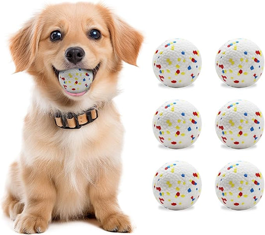 6 Pack Dog Balls, Refill for Automatic Launchers, Specially Designed for Dogs That Like to chew, 2.2inch Stain-Resistant, Perfect for 2.3 Inch Automatic Dog Ball Launcher (ETPU Material)