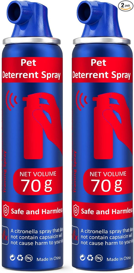 Dog Corrector Spray 70ml 2 Pack Pet Trainer Spray, Corrector Spray for Dog to Stops Barking, Jumping Up, Food Stealing, Dog Fights, Avoidance, Unwanted Dog Behaviour