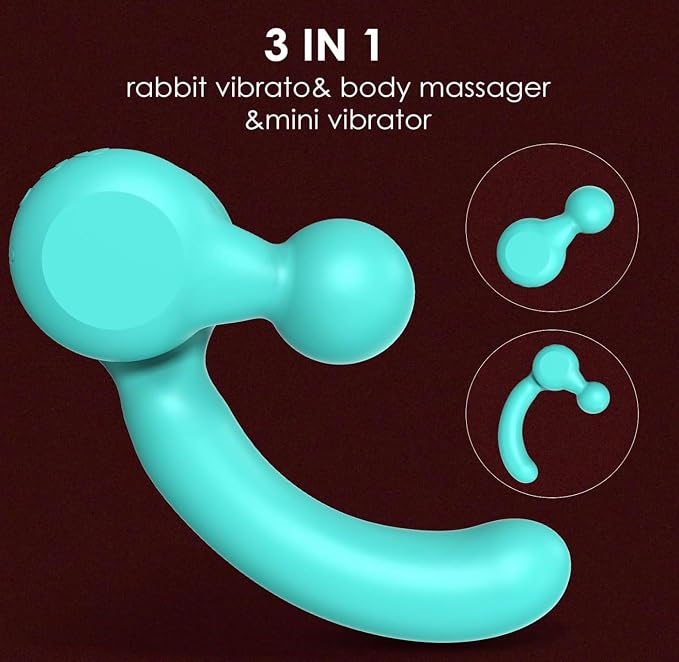 Flexible Teasing Wand with 12 Intensity Levels for Ultimate Pleasure Exploration QJ97275