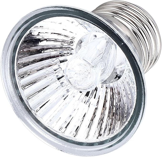 Tbest Reptile Heat Lamp Profional Efficient Save Energy 360 Degree Lighting Warm Uva Uvb Basking Lamp for S Tile 220V Heat Lamps Tile Temperature Control Equipment and (50W)