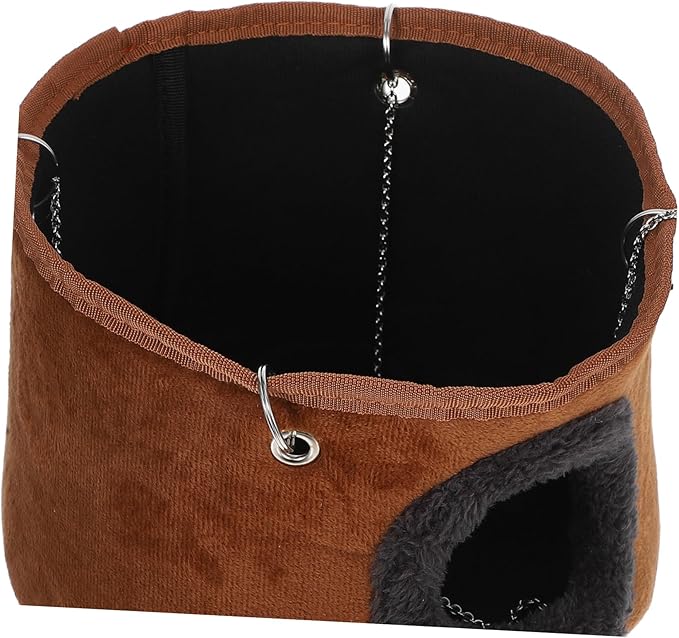MERRYHAPY Small Hammock Bed Soft and Warm Shelter for Rats and Ferrets Durable Hanging Accessory for Space Saving Cages for Cozy Resting and Playtime