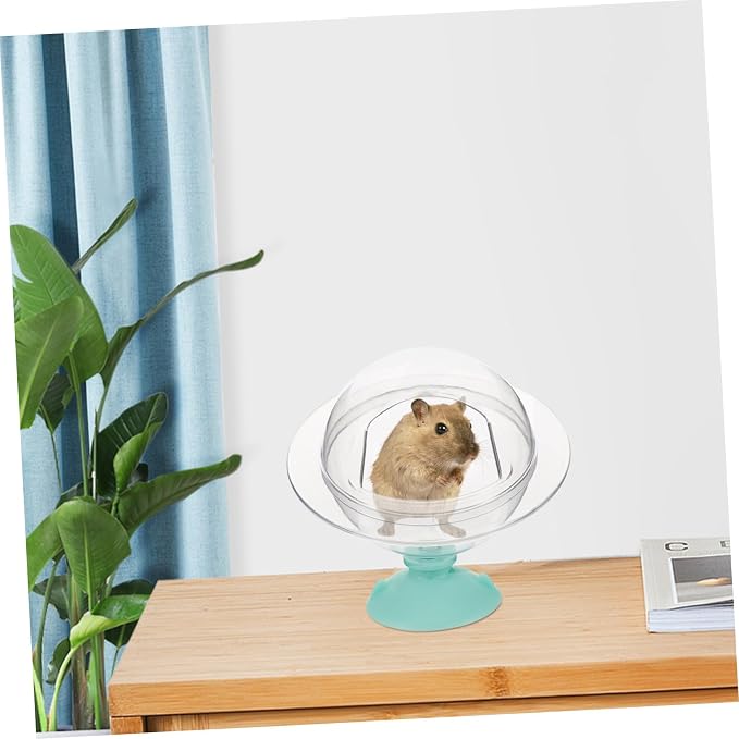 ORFOFE Hamster Bathroom Litter Box Deep Edges Sturdy Sand Bath for Small Animals for Gerbils Guinea Pigs and Chinchillas Fun and Practical Bathing Room