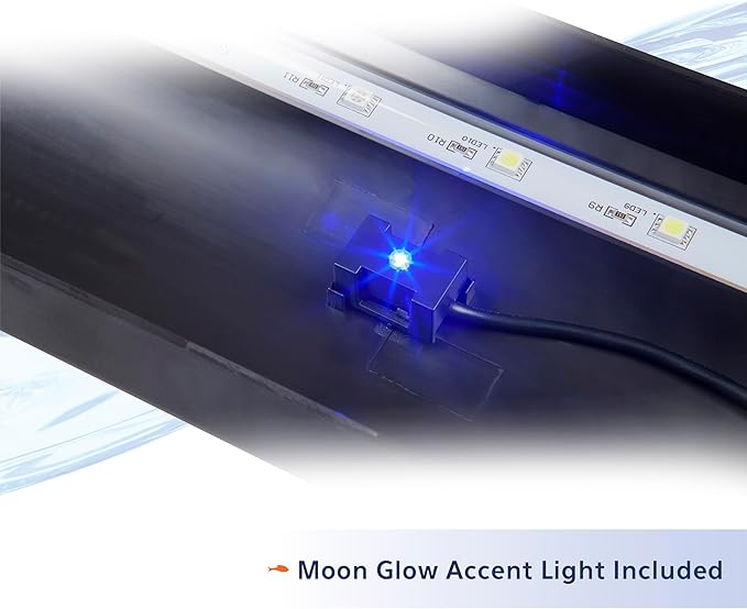 Aqueon LED Fish Tank Aquarium Strip Light Fixture, 30 Inch