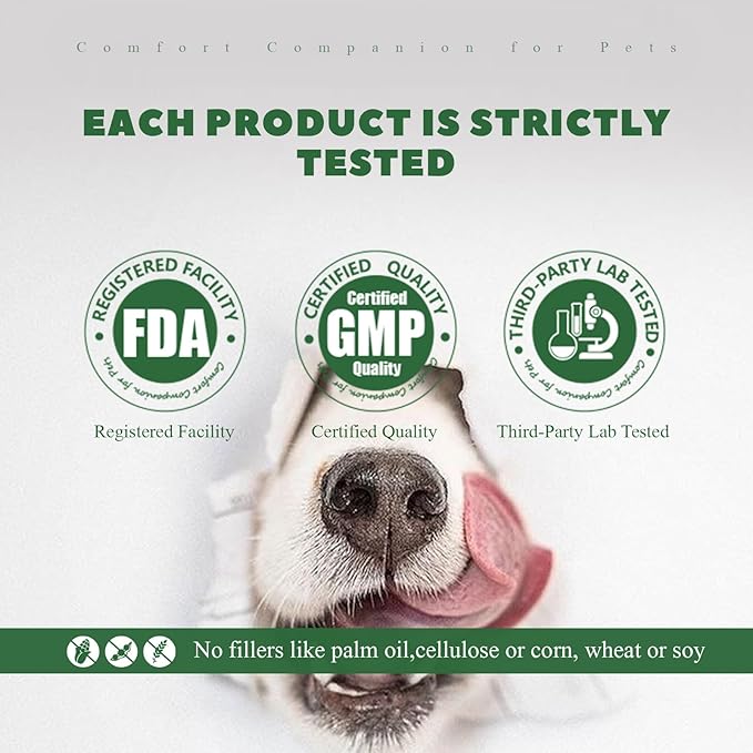 Dog Teeth Cleaning Powder, Dog Dental Powder for Teeth Cleaning and Dog Breath Fresh for Dogs with Probiotic & Tartar Remover, Plaque Off Dog Tooth Cleaning (80g)