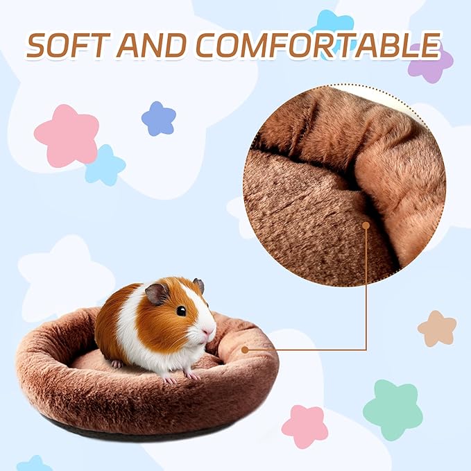 FEBSNOW Guinea Pig Beds, Hamster Bed Hedgehog Bed for Hamster Hedgehog Squirrel Tortoise Lizard and Other Small Animal