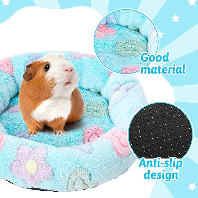 FEBSNOW Guinea Pig Beds, Hamster Bed Hedgehog Bed for Tortoise Hamster Hedgehog Lizard Squirrel and Other Small Animal