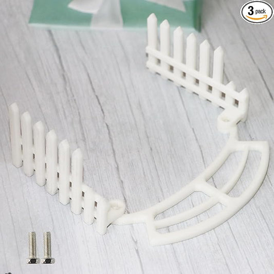 PIAOLGYI Perch and Tall Fence for Bird Buddy Birdfeeder,Accessories Compatible with Bird Buddy Birdhouse(White)