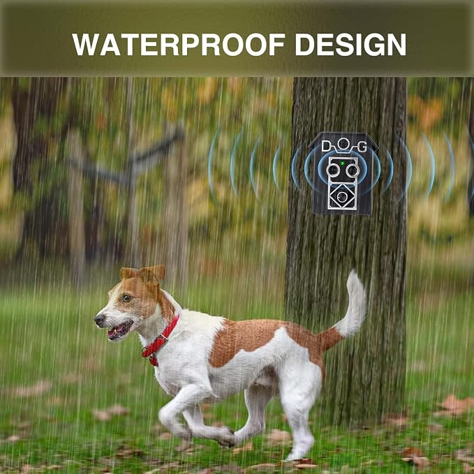 Anti Barking Device, 3 Adjustable Frequency Ultrasonic Dog Barking Deterrent Devices Pet Gentle Anti Barking Device Sonic Bark Control Device Stop Dog Barking Device Indoor Outdoor for Dogs Anti Bark