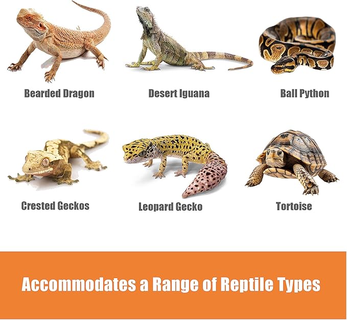Bearded Dragon Tank Accessories, Reptile Terrarium Liner, Bearded Dragon Substrate Bedding for 120 Gallon Reptile Tank, 4x2x2 Reptile Enclosure