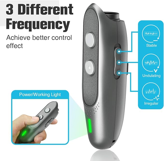 Dog Barking Deterrent Devices Rechargeable Ultrasonic Dog Bark Deterrent 3 Frequency No Bark Control Devices 16.5 Ft Range Dog Whistles that Makes Dogs Stop Barking