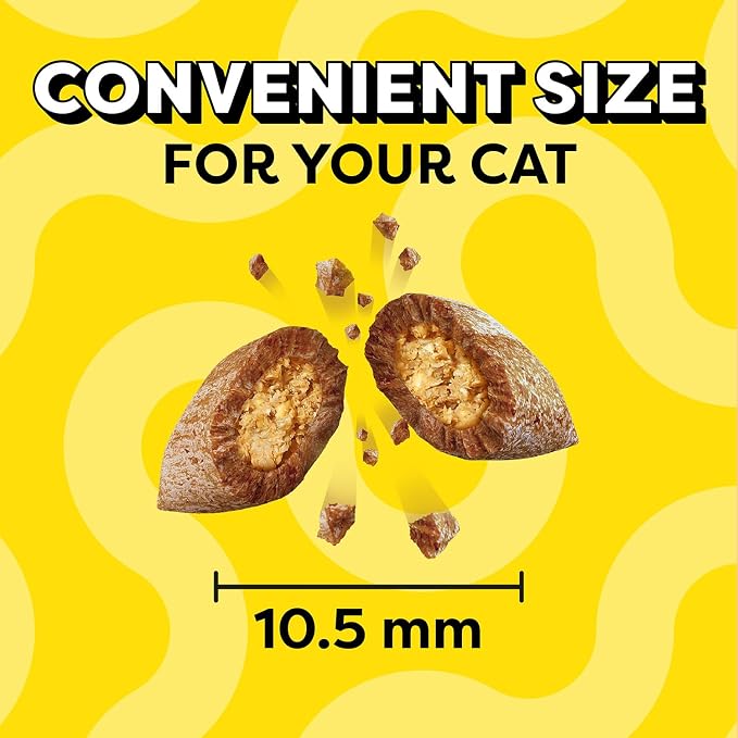 Temptations Cat Treats Classic Crunchy and Soft Cat Treats, Savory Salmon Flavor, 48 oz. Bag
