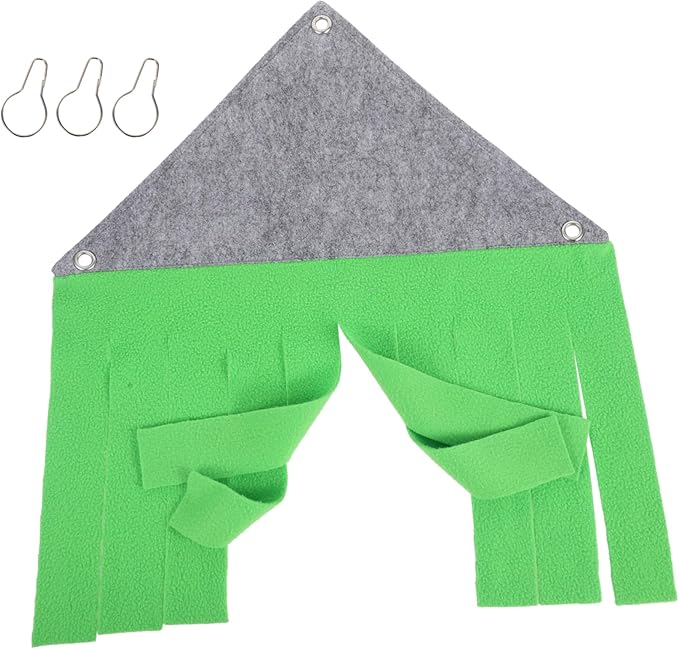 BESTonZON Pet Hammock Tent for Hamsters Rabbit Rats Small Animal Hideout Fun Exercises and Dental Care Function Corner House Tent Hideaway Shelter Toy