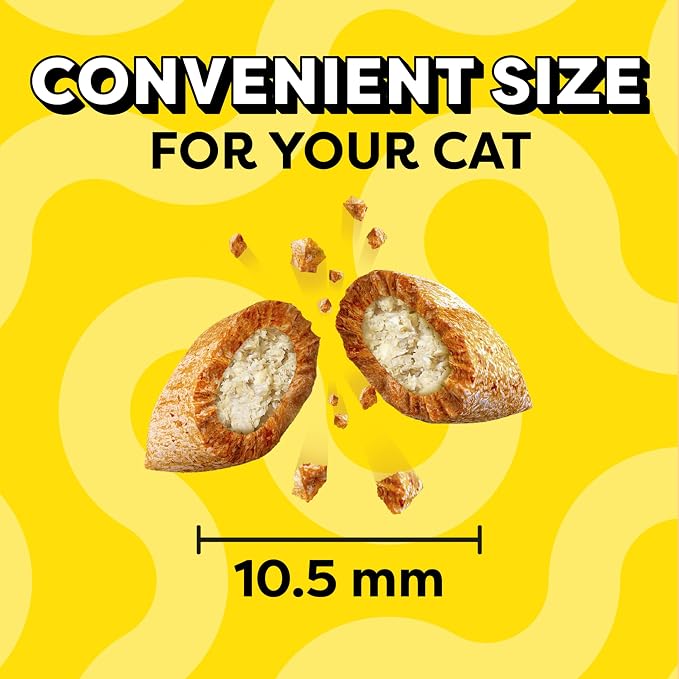 Temptations Cat Treats Classic Crunchy and Soft Cat Treats, Tempting Tuna Flavor, 3 oz. Pouch (Pack of 12)
