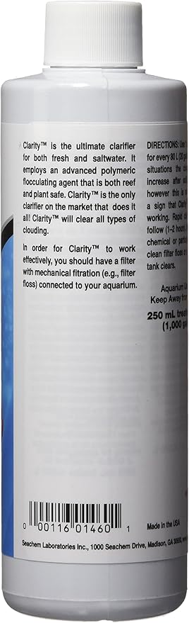 Seachem Clarity, 250ml (8.45 Fl Oz)