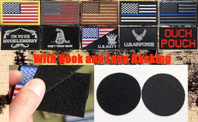 2 Packs Funny The Beatings Will Continue Until Morale Improves Embroidered Hook & Loop Emblem Badge Applique Patches for Clothes Uniform Armband Backpack Biker Service Dog Vest Harness