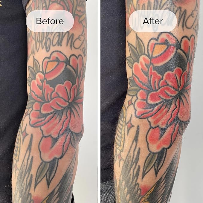 Mad Rabbit Tattoo Balm & Aftercare Cream- Color Enhancement that Revives Old Tattoos, Hydrates New Tattoos, Made With Clean Ingredients + Petroleum Free, Daily Tattoo Lotion Moisturizer & Brightener