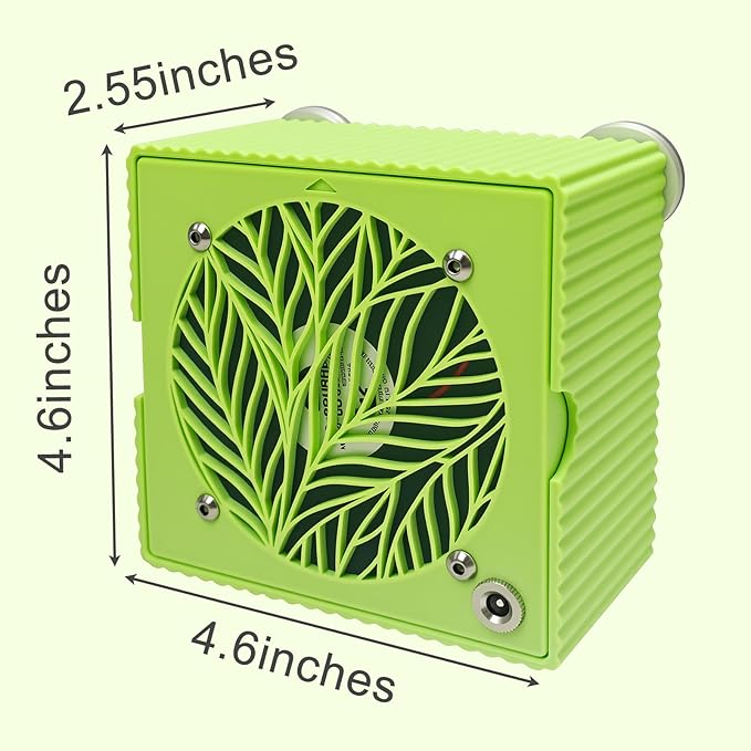 Bird Dust Vacuum,Acuum Cleaners for Pet Birds Feathers,Adjustable Wind Speed,Bird Cage Accessories for Conure Cockatiel Budgies Lovebird Parrotlet. (Green)