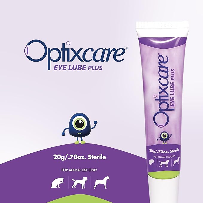 OptixCare Eye Lube Plus with Hyaluron - 20g for Dogs Cats Horses