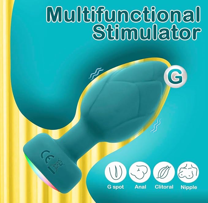 Multi-Function Teasing Wand with Colorful Light and Remote Control for Adults VN34724