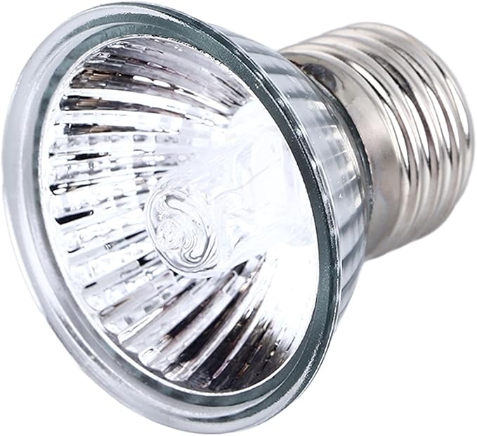 YOUTHINK Superior Reptile Heat Lamp for Lizards - Energy Efficient 360 Degree Lighting and Warm UVA UVB Basking Lamp, Suitable for Birds, Chickens (25W)