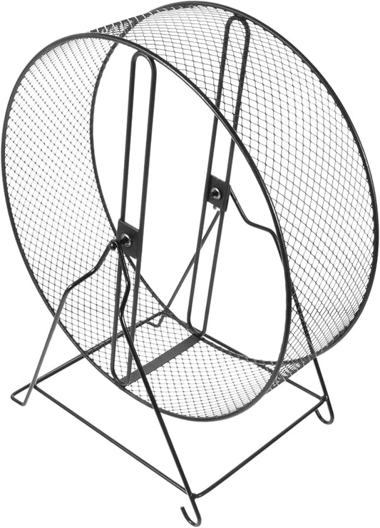 Hamster Cages Hamster Running Exercise Wheel- Silent Guinea Pig Exercise Wheel with Rack Small Animals Running Wheel Toys for Hamsters, Hedgehogs, Rats Hamster Cage