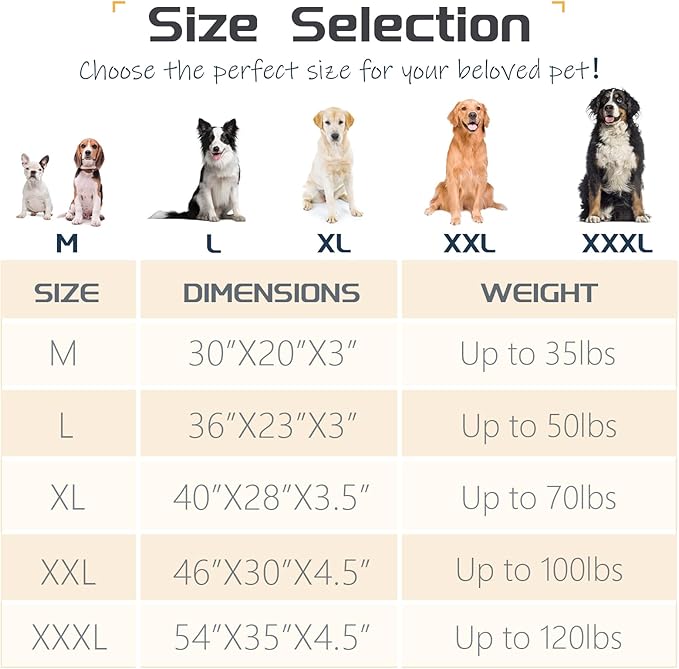 Dog Beds for Giant Large Dogs Breeds,Sofa Dog Bed with Pillow for Crate Kennel, Super Soft Pet Bed for Support Bolster, Comfortable Pet Couch Bed & Non-Slip Bottom