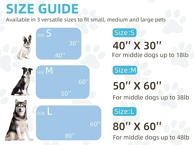 Dog Blanket 2 Pack Soft Flannel Pet Blanket for Dogs & Cats, Cozy Puppy Blanket for Couch Bed Crate, Washable Paw Print Throw 50x60 Inch Grey&Red