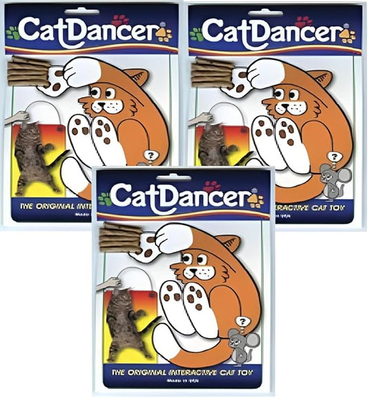 Cat Dancer -The Original Interactive Cat and Kitten Toy Size:Pack of 3