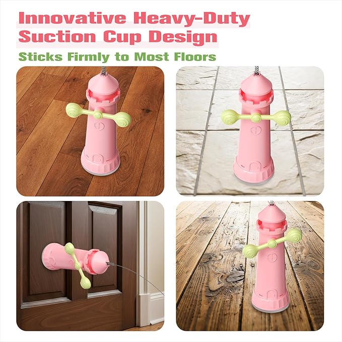 BSISUERM Cat Interactive Chase Toys for Indoor Cats, Enhanced Suction Cup Cat Teaser Wand, Kitty Enrichment Toy Weight Loss Exercise Toy for Kitten Adult Cats Boredom Relief Keep Them Busy