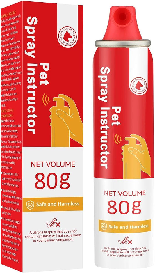 Dog Corrector Spray 1 Pack 80mL for Dogs to Stops Barking, Jumping Up Attacks & Unwanted Dog Behaviour Humane Effective Red