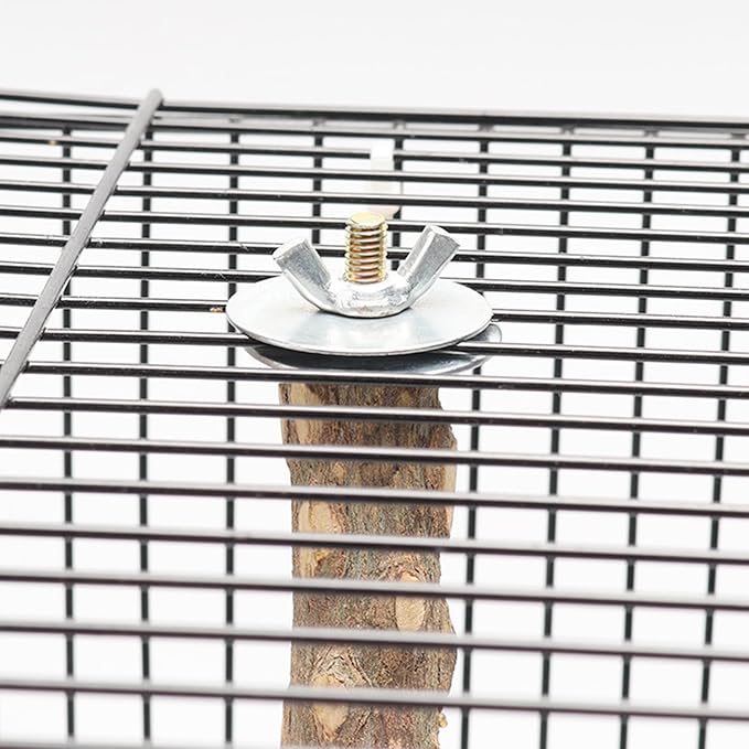 Bird Cage Screws, Bird Perch Screws, Nuts and Make Bird Perches, Stand Platform Accessories for Fixing Pet Cage, Playground Perch, Food Feeder (20, 5cm(1.9inch))
