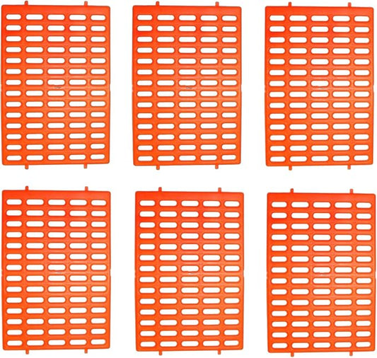 Saguaro Acres Rabbit Cage Resting Mat - Pack of 6 (Orange)