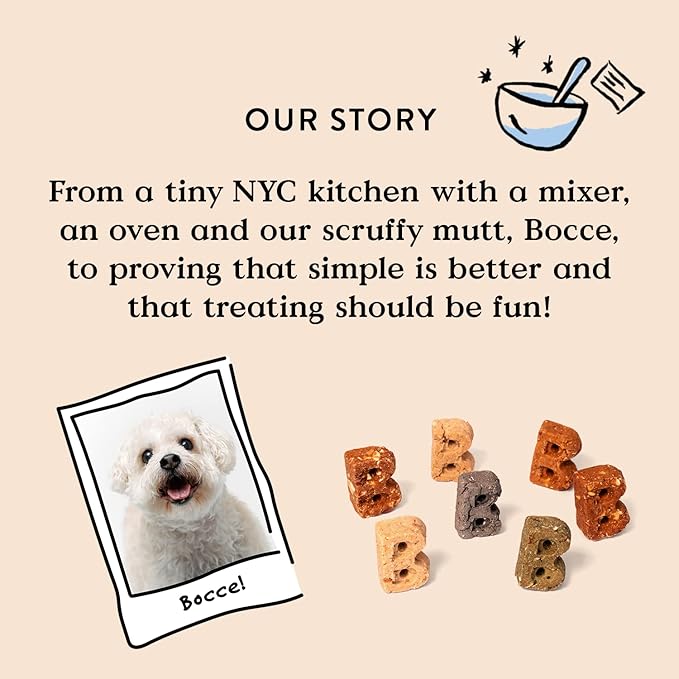 Bocce's Bakery Dailies Brushy Sticks to Support Oral Health & Fresh Breath, Wheat-Free Dental Bars for Dogs, Made with Real Ingredients, Baked in The USA, Natural Coconut & Mint, Medium Dogs