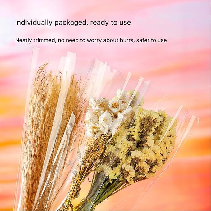 Natural Dried Flower Hamster Sprays for Hamster Cages, Decorative Floral Hamster Bedding Decors, Small Animal Houses & Habitats Hamster Cage Accessories
