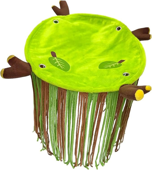 Corner Hideaway Ferret Hammock Portable Exercise Habitat Decor Small Pet Corner Hideout for Chipmunk Mice Squirrel Guinea Pig, Circle