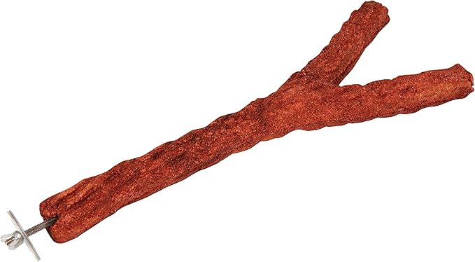 Wild Harvest Chewable Perch, 1.76 Ounce, Activity Toy and Treat for Cockatiels and Parakeets