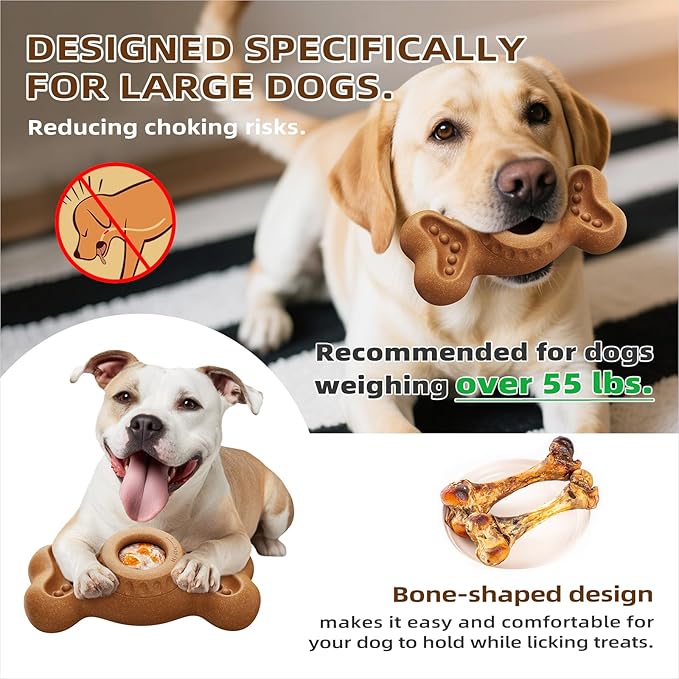 Sedioso Though Dog Toys for Aggressive Chewers, Frozen Dog Toy to Keep Them Busy, Indestructible Dog Toy for Large Medium Small Breed, Chew Toys for Dogs Reduces Anxiety & Solve Boredom