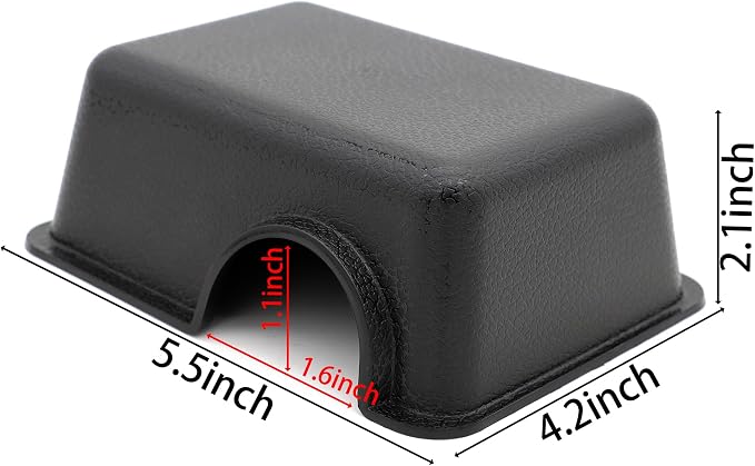 Reptile Hide Box Snake Hide Feel Secure and Safe, Gecko Hide (Black, XS 4 Pcs)