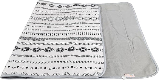 Tater Pets Guinea Pig Fleece Cage Liner - Tidy Mat - Lap Pad - Corner Pad - Absorbent - Machine Washable - for Guinea Pigs and Hedgehogs (Aztec, 2x3 C&C (28"x 42"))