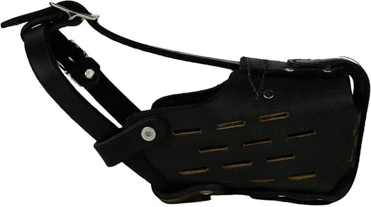 RedLine K-9 Leather Dog Muzzle (Large)