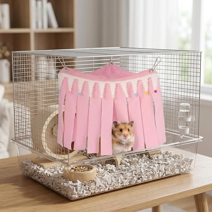 Guinea Pig Hideout, Guinea Pig Hides, Small Animal Hideaway with Two Styles, Cozy Shelter for Pet Hamsters, Durable Design and Safe Materials for Cage Enrichment