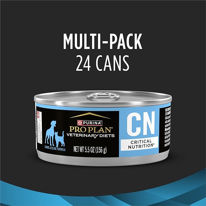 Pro Plan Veterinary Diets Purina CN Critical Nutrition Canine & Feline Formula Wet Dog & Cat Food - (Pack of 24) 5.5 oz. Cans