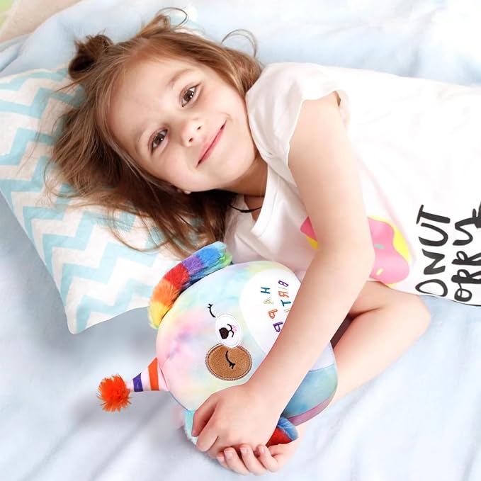 Cute Dog Plush Birthday Gifts for Girls, Soft Dog Plushies Pink Pillow Stuffed Animals Gift for Girlfriend Kids Birthday 6.3" Stuffed (Small Dog Plush)